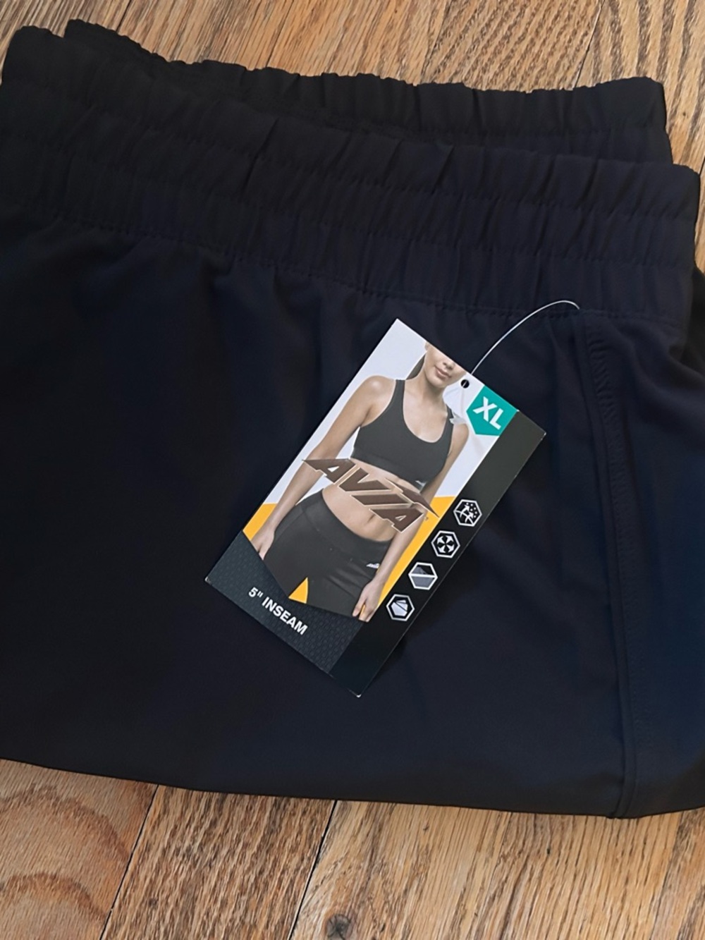 Avia Women's Black Athletic Shorts